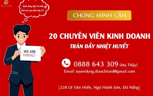 Công ty TNHH Kinh Doanh Địa Ốc B.LAND Tuyển dụng 2021